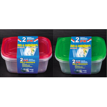 Rectangular Plastic Take Away Microwavable Food Container 64oz